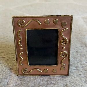 Vintage Naldo Copper and Brass Hearts Frame